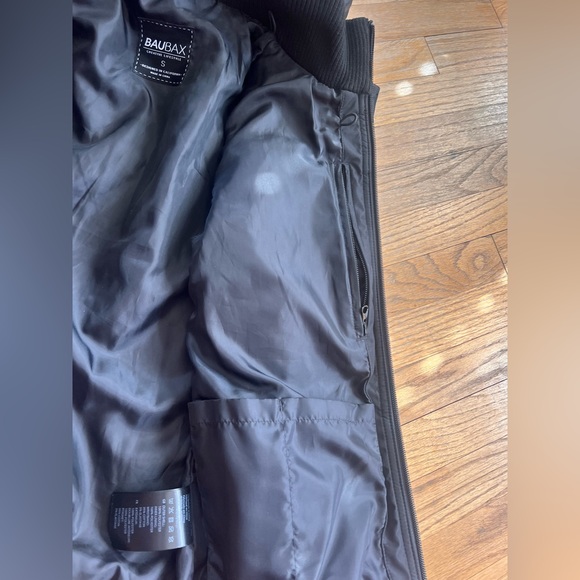 Baubax Womens sz Small bomber jacket for travel in black - Picture 11 of 12